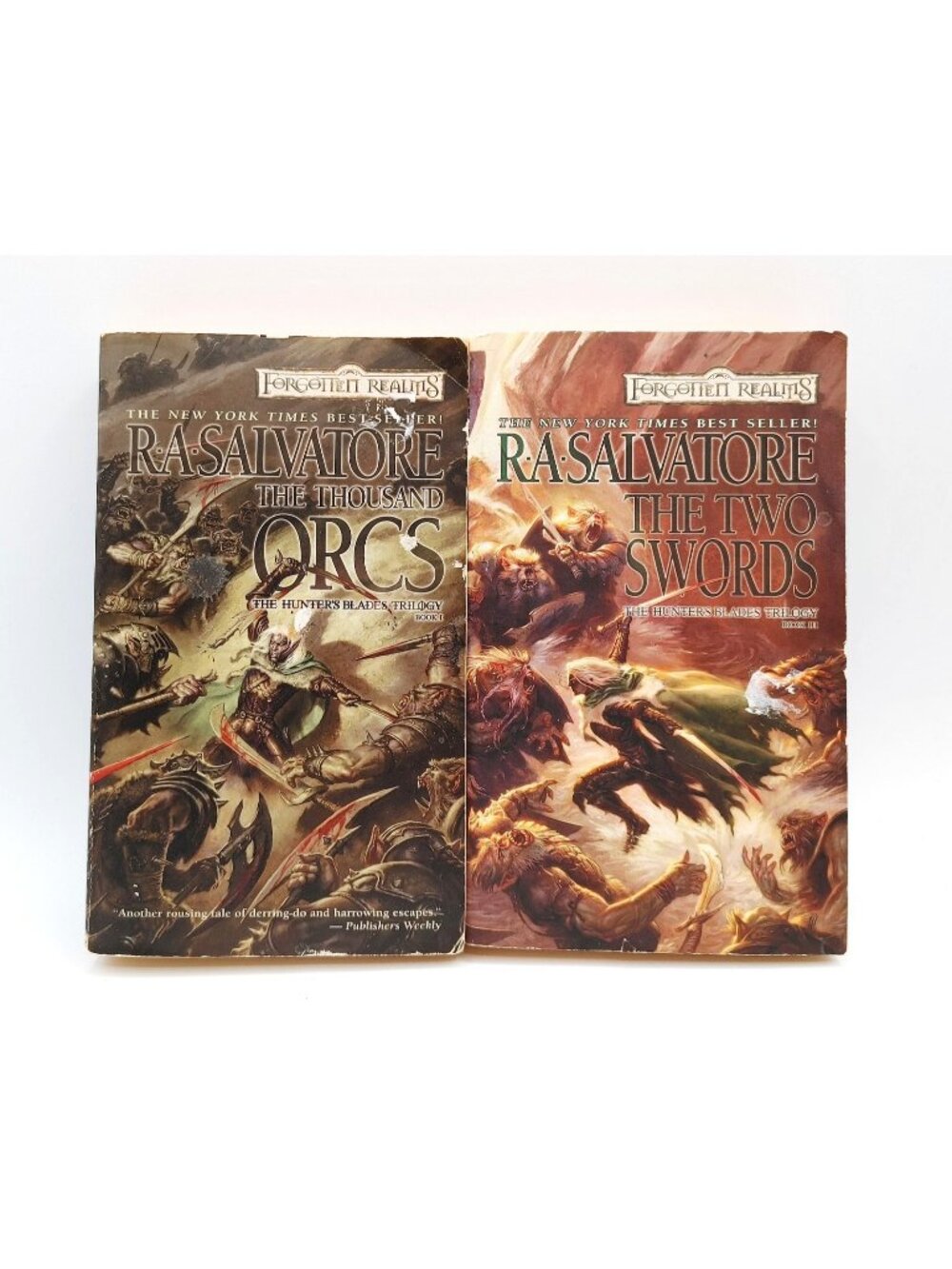 The Hunter’s Blade Trilogy By R.A. Salvatore Book 1 &3 First Printings
